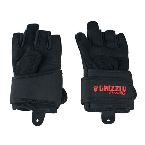 Перчатки с фиксатором запястья Grizzly Fitness Power training (8751-04)