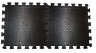Коврик резиновый 400х400х12,  400х400х20 черный (MB-MatBL)
