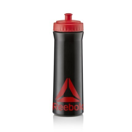Бутылка для тренировок Reebok 750 ml, прозрачная, черн-красная, (RABT-11005BKRD)