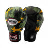 Перчатки боксерские Twins, 10 oz, 14 oz (FBGV-Army-Y)