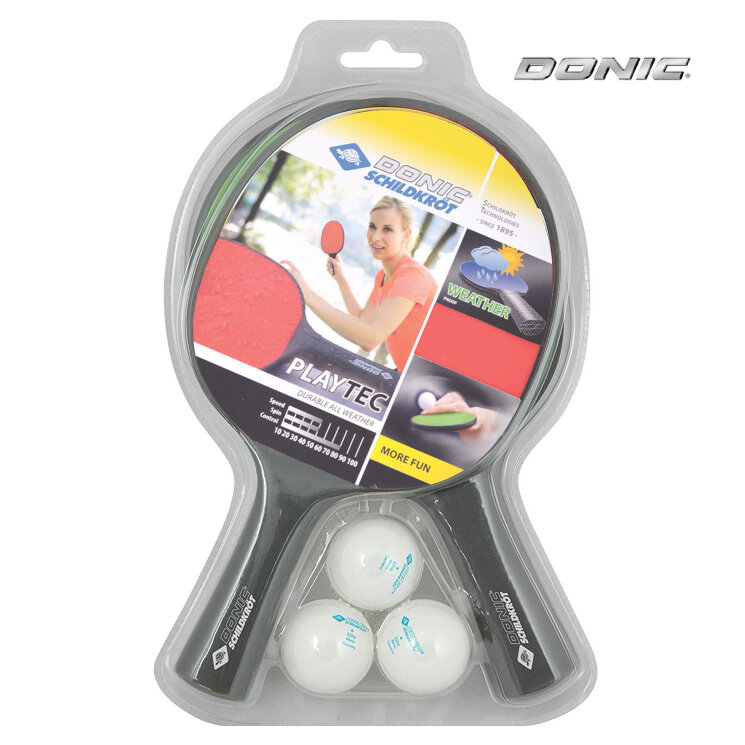 Набор для настольного тенниса DONIC PLAYTEC OUTDOOR (788649)