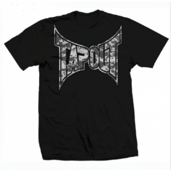 Футболка Tapout Digital Camo Men's T-Shirt, цвет: черный (10855)