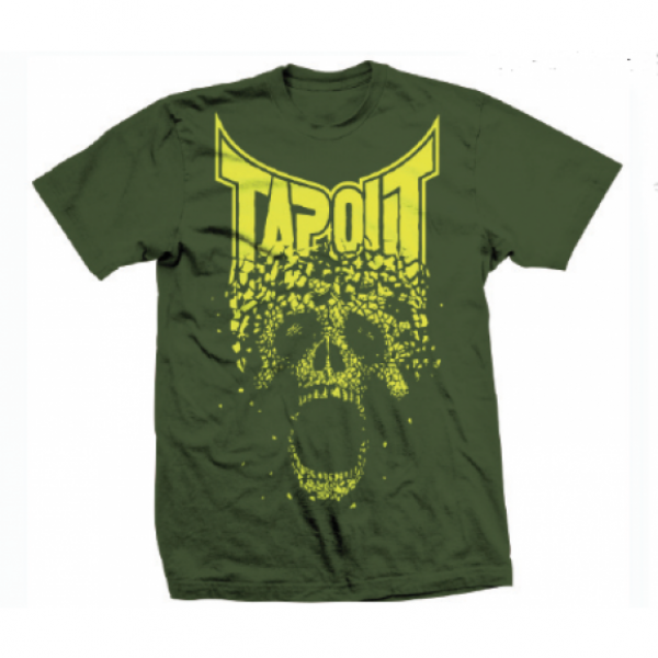 Футболка Tapout Crumbler Men's T-Shirt, цвет: зеленый, черный (10854)