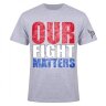 Футболка Tapout Our Fight Matters Men's T-Shirt Heather, цвет: серый (10861)