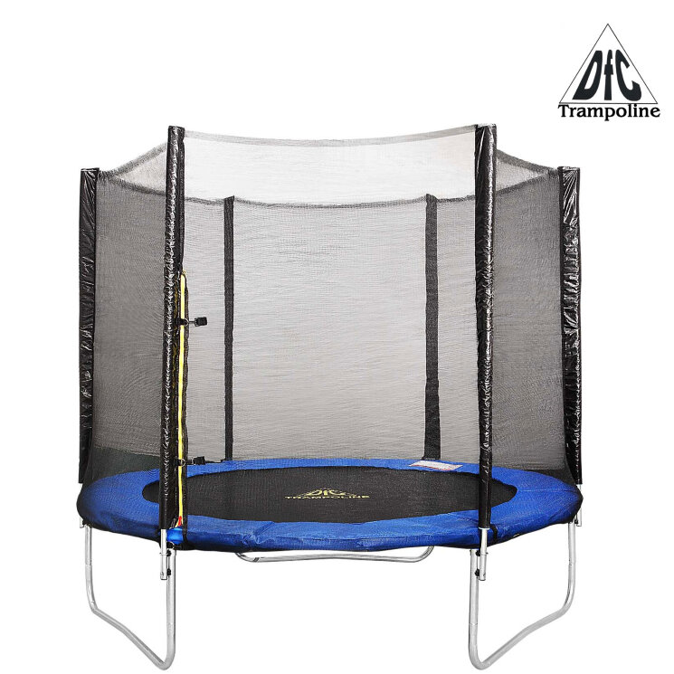 СЕМЕЙНЫЙ БАТУТ  DFC TRAMPOLINE FITNESS С СЕТКОЙ (8FT-TR-E) (244 см)