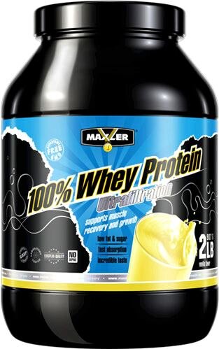 Протеин Maxler 100% Whey Protein Ultrafiltration (1 кг/2.2 кг)(вкусы разные)