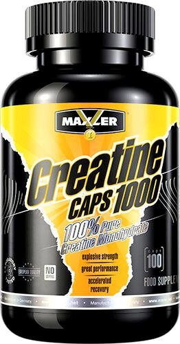 Креатин моногидрат Maxler Creatine Caps 1000 (100 капсул)