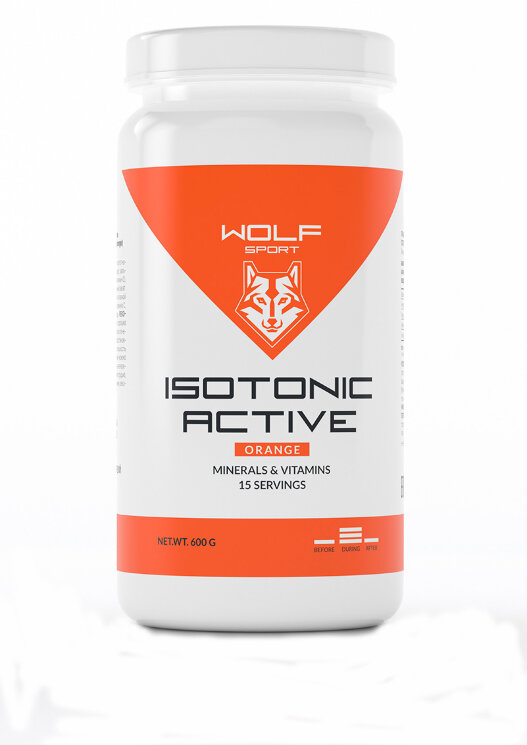 Изотоник Wolfsport Isotonic PRO ACTIVE 600г (15 порций)