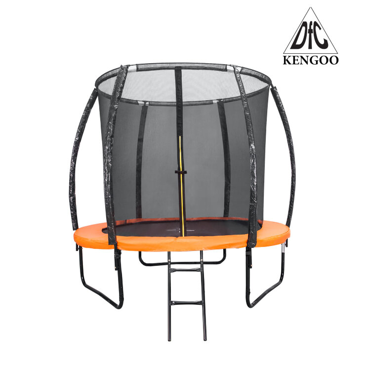 БАТУТ DFC TRAMPOLINE KENGOO С СЕТКОЙ И ЛЕСТНИЦЕЙ (6FT-TR-E-BAS) (183 см)