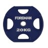 Диск X-Training уретановый цветной FOREMAN, вес: 5 кг - 25 кг (FM/UPX)