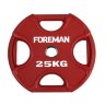 Диск X-Training уретановый цветной FOREMAN, вес: 5 кг - 25 кг (FM/UPX)