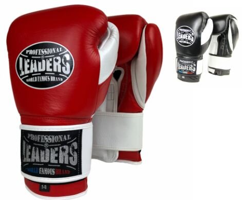 Перчатки боксерские LEADERS LeadSeries 2 RD/WH LS3S2 (RD/WH)