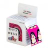 Тейп BBTape Bio Balance Kinesiology Tape (жирафы лайм/пингвины розовый) 5 см х 5 м