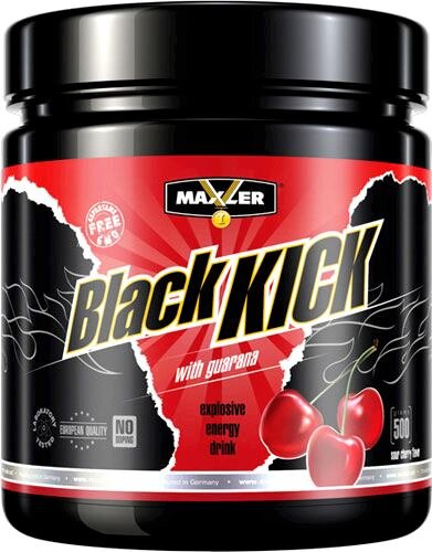 Предтренировочный комплекс Maxler Black Kick (500 г)(вишня/кола)