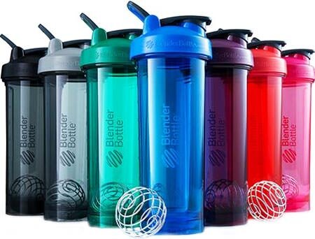 Шейкер Blender Bottle Pro32 946 мл (черный/бирюзовый/красный)