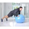 Гимнастический мяч Reebok 65 (RAB-11016CY) (лиловый и голубой)
