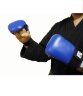 Накладки для каратэ WKF искусств. кожа, синие, красные