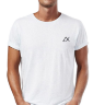 Дизайнерская футболка мужская AX Wear, белая, хлопок (AX-WH)