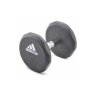 Гантель обрезиненная Adidas 5 кг - 25 кг (ADWT)