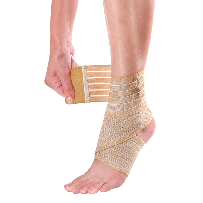 Бинт эластичный ленточный для голеностопа Ankle Wrap Pharmacels (7,5 см*60 см)