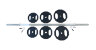 Штанга для аэробики INEX Group Strength Set IN-GS-SET (набор: гриф и 3 пары дисков)