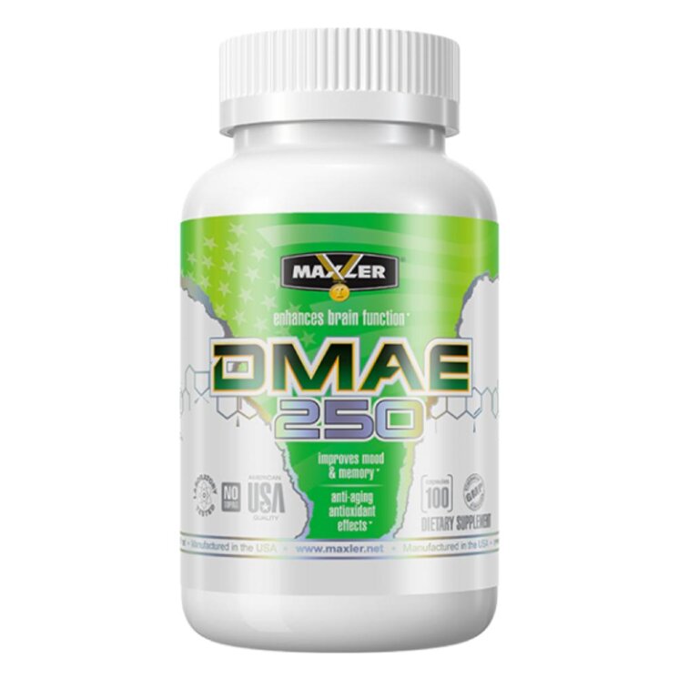 Витамины DMAE 250 (100 капсул) Maxler