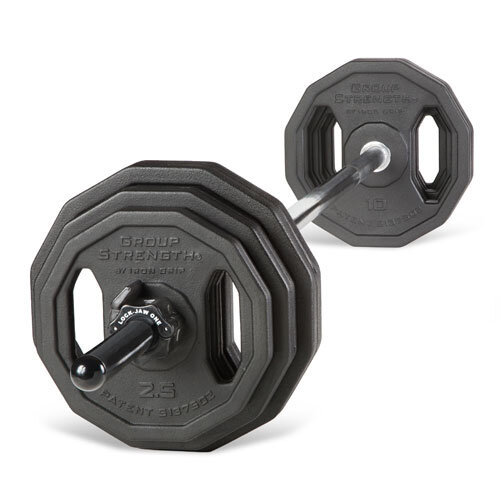 Штанга для аэробики IRON GRIP Group Strength Set GS-SET (набор: гриф и 3 пары дисков)
