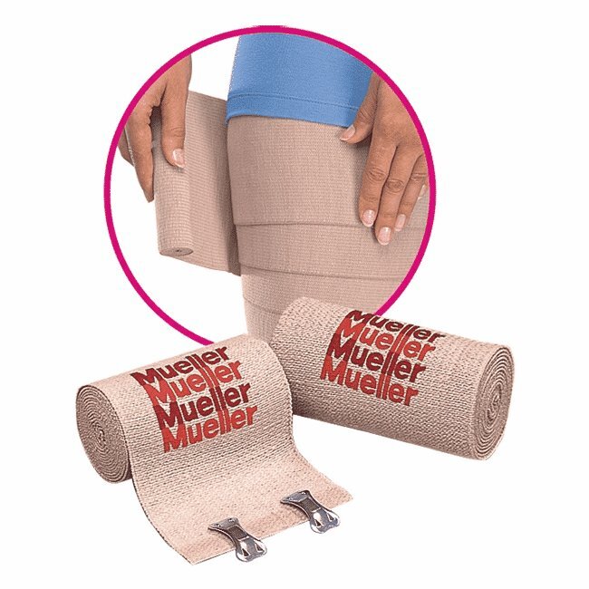 Эластичный бинт Mueller 050104 Elastic Bandages - rubberized 15 см х 4,5 м