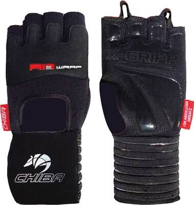 Спортивные мужские перчатки Chiba Airwrap (черный)(L-XL)