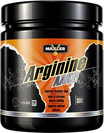 Аргинин альфа-кетоглютарат Maxler Arginine AAKG (300 г)
