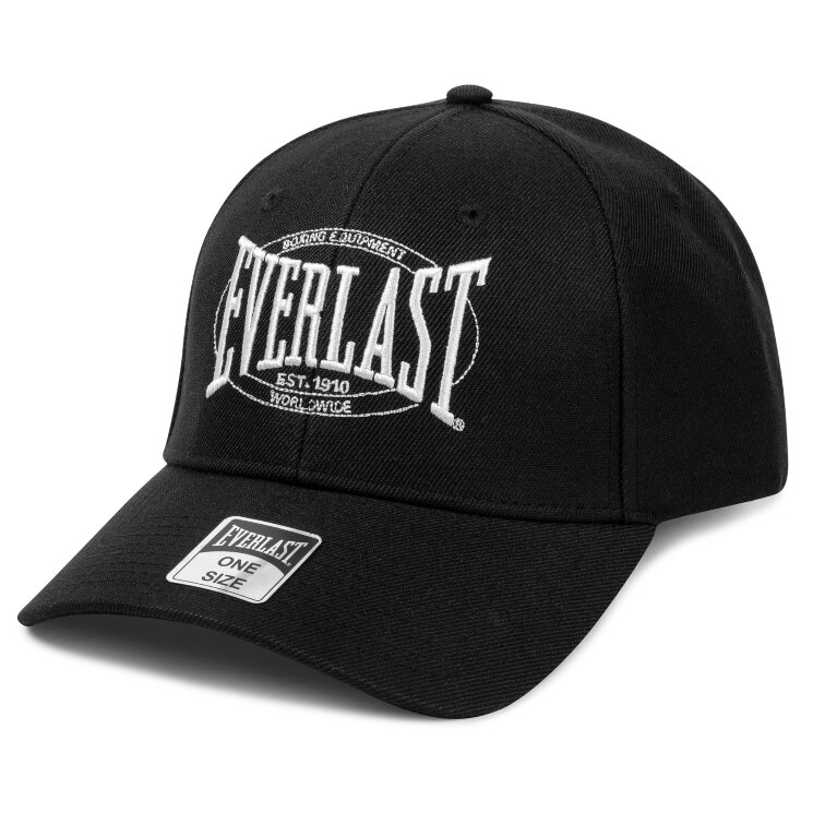 Бейсболка Everlast Authentic Logo черная (RE005 BK)