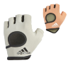 Перчатки для фитнеса (светло-серый, коралловый) Adidas, разм.S/M/L (ADGB-12643)