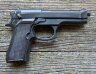 Пистолет тренировочный резиновый Beretta 92 черный (120406)