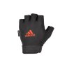 Перчатки для фитнеса Adidas (черные с красным логотипом) (ADGB-12413)