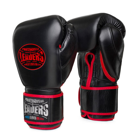 Перчатки боксерские LEADERS HERO 10-16 oz (LSHR-BK)
