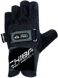 Спортивные перчатки Chiba Workout Line Wrist Protect (S) (черный)