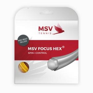 Теннисная струна Focus-Hex 1.23 Neon MSV 