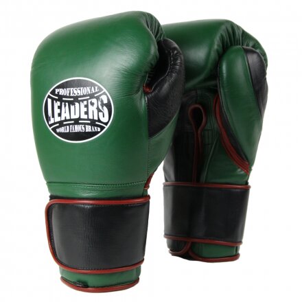 Перчатки боксерские LEADERS Super Series CUSTOM GRN/BK (SS4SC GRN/BK)