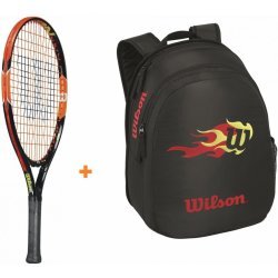 Набор Wilson Burn 21" (детская теннисная ракетка и рюкзак)