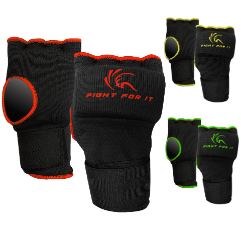 Гелевые перчатки Kango KSH-064 Black/Red (01747)