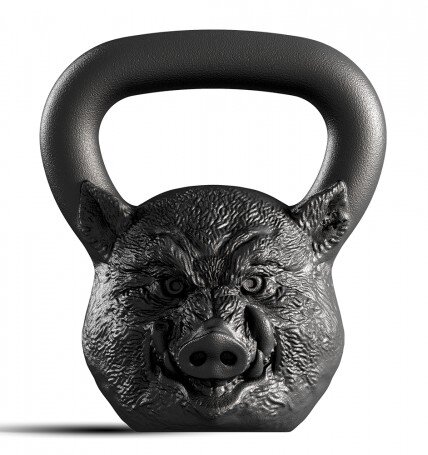  Гиря Iron Head "Кабан" 12 кг, 16 кг