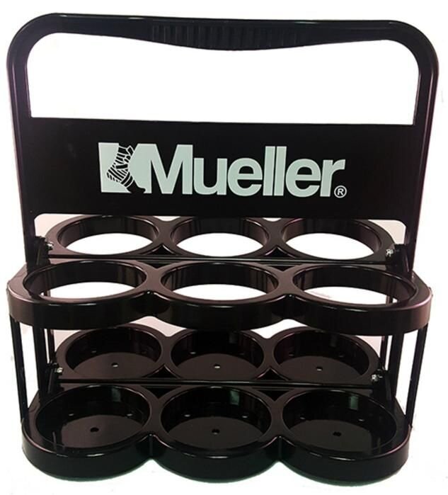 Кронштейн для 6 бутылок емкостью 0,946л Bottle Carrier MUELLER (919111)(черный/красный)