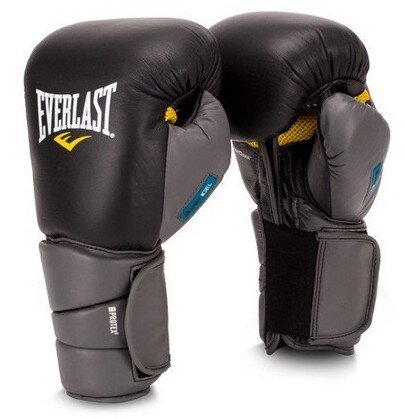 Перчатки тренировочные Everlast Gel Protex3, кожа (111201)