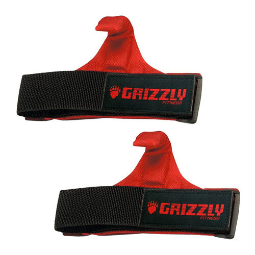 Ремни для тяги с крюком Grizzly Fitness Power Claws Lifting Hooks пара (8643-04)