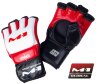Перчатки для смешанных единоборств Clinch M1 Global Official Fight Gloves бело-красно-черные (С688)