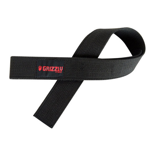 Ремни для тяги Grizzly Fitness Cotton Lifting Strap (8611-BLK)