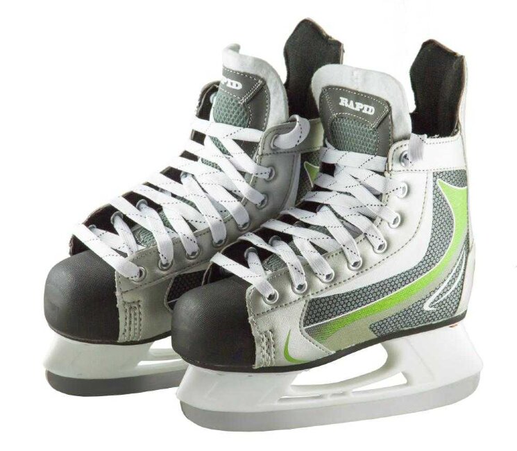 Коньки хоккейные Atemi RAPID GREEN, размер 34-45 (AHSK-17.05)