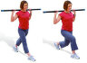 Гимнастические палки (бодибары) AEROFIT (B-ABB) 